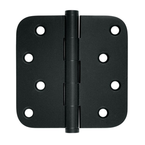 Patioplus 4 x 4 x 0.62 in. Radius Hinge, Black, Solid Brass, 2PK PA3236543 - main